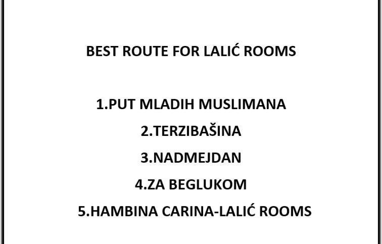 Lalic Rooms Сараево Экстерьер фото